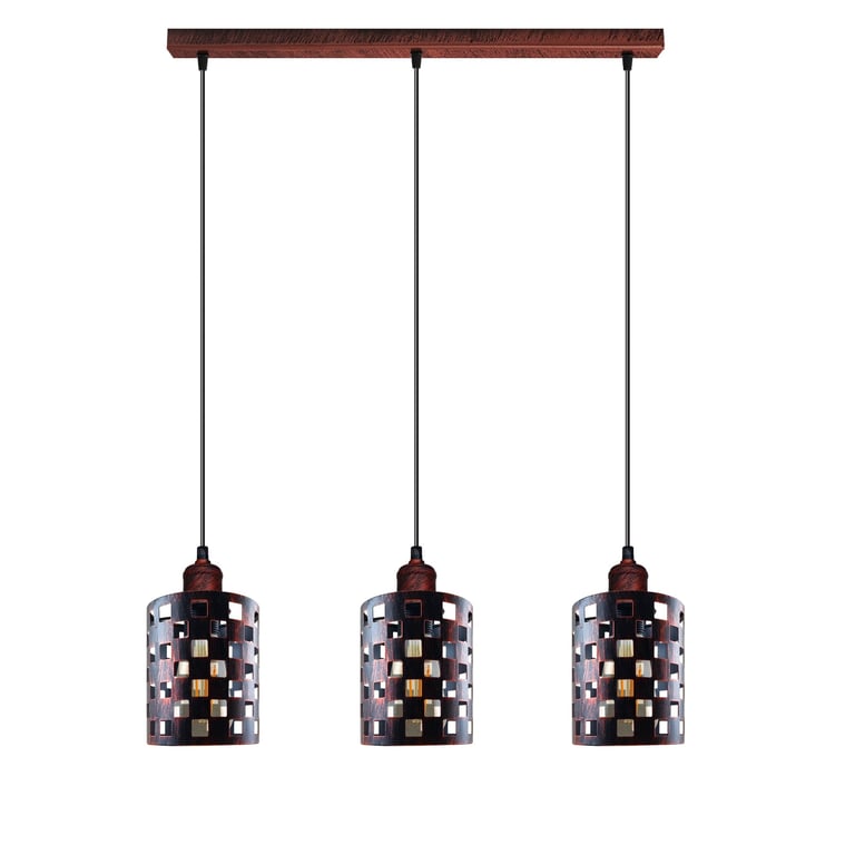 Retro 3 Way Dimmable Pendant Light - E27 Base with Vintage Style and Modern Functionality