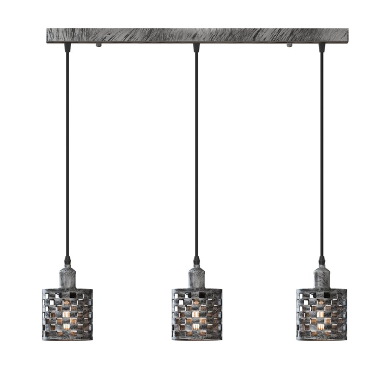 Retro 3 Way Dimmable Pendant Light - E27 Base Compatibility