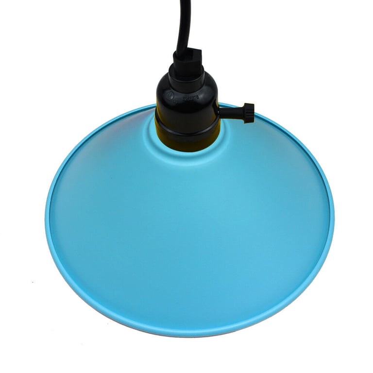 Blue Pendant Modern Ceiling Chandelier - LED Sone Lampshade with Blue Shade Light Fixture