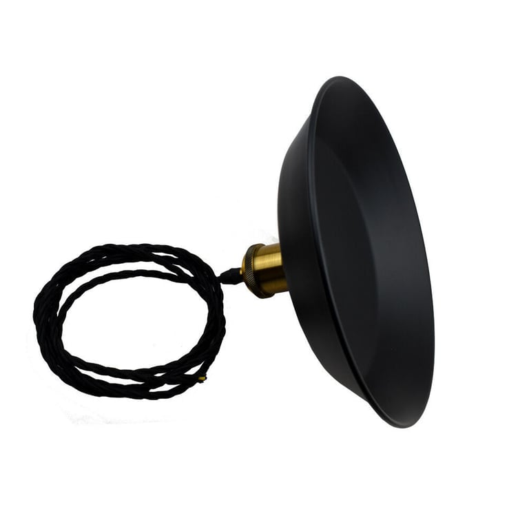 Vintage Loft Chandelier 3 Pack Industrial Pendant Light Shade E27 Socket Black Finish