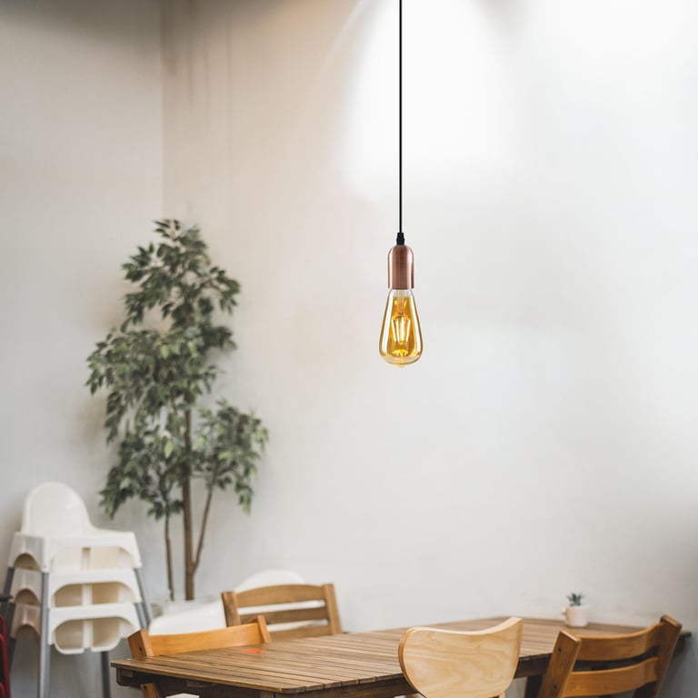 Vintage Industrial 1-9 Way Pendant Light Fitting E27 Compatible Adjustable Height Ceiling Lamp