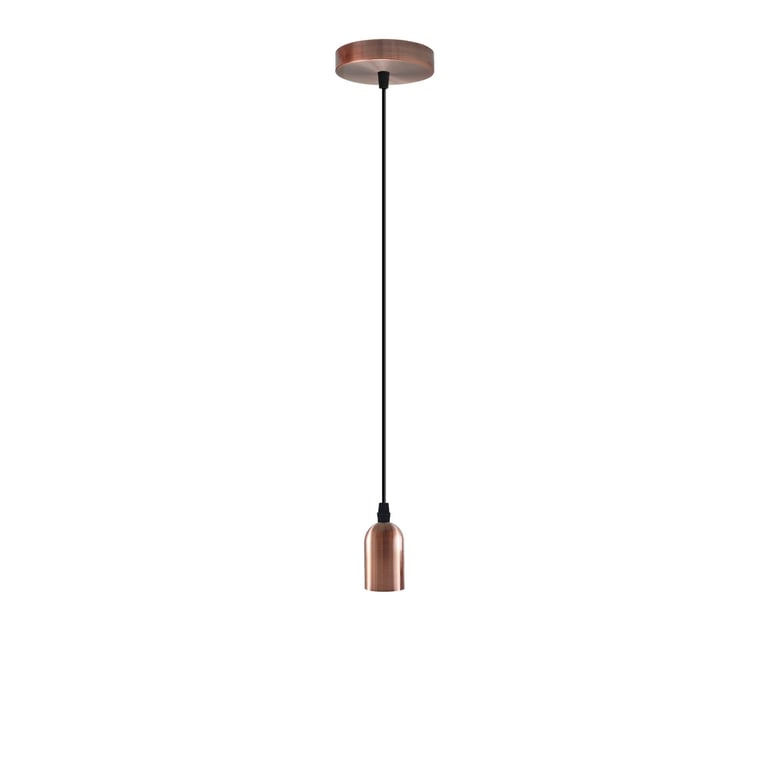 Vintage Industrial 1-9 Way Pendant Light Fitting E27 Compatible Adjustable Height Ceiling Lamp