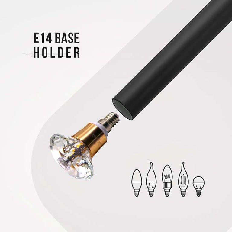 Modern Cylinder Black Adjustable Aluminum Tube Pendant Light