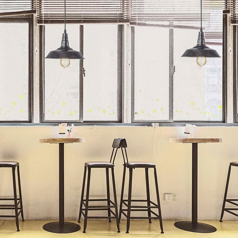 Retro Metal Pendant Light - Vintage Industrial Shade for Kitchen Ceiling