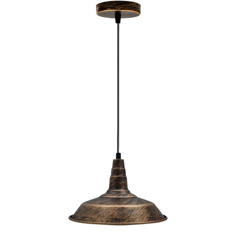 Industrial Vintage Style Aluminum Pendant Light - 10-15m Lighting Area