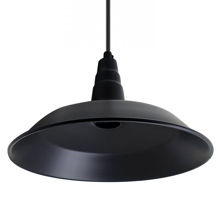Aluminum Vintage Metal Pendant Light Shade - Industrial Kitchen Ceiling Lighting Fixture