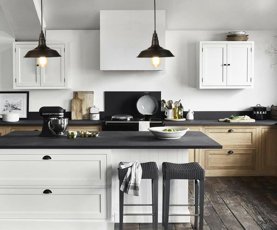 Aluminum Vintage Metal Pendant Light Shade - Industrial Kitchen Ceiling Lighting Fixture