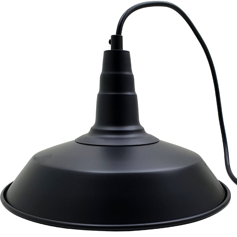Aluminum Vintage Metal Pendant Light Shade - Industrial Kitchen Ceiling Lighting Fixture