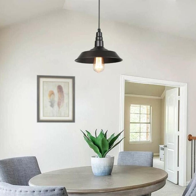 Aluminum Vintage Metal Pendant Light Shade - Industrial Kitchen Ceiling Lighting Fixture