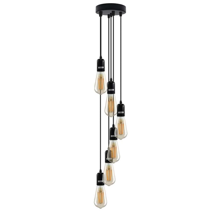 Cluster Pendant Lights - Adjustable Height Dining Room Lighting Fixture