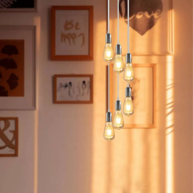 Cluster Pendant Lights - Adjustable Height Dining Room Lighting Fixture