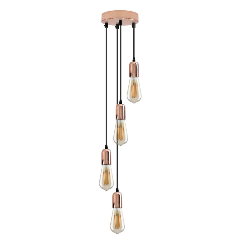 Cluster Pendant Lights - Adjustable Height Dining Room Lighting Fixture