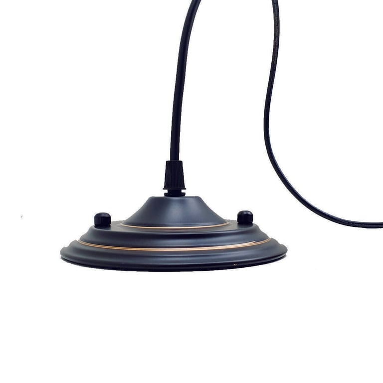 Industrial Metal Pendant Lamp - Vintage Style Ceiling Light Fixture for Kitchen, Bar & Bedroom