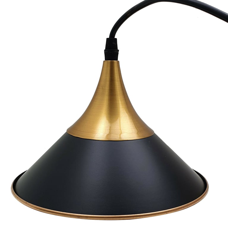 Industrial Metal Pendant Lamp - Vintage Style Ceiling Light Fixture for Kitchen, Bar & Bedroom
