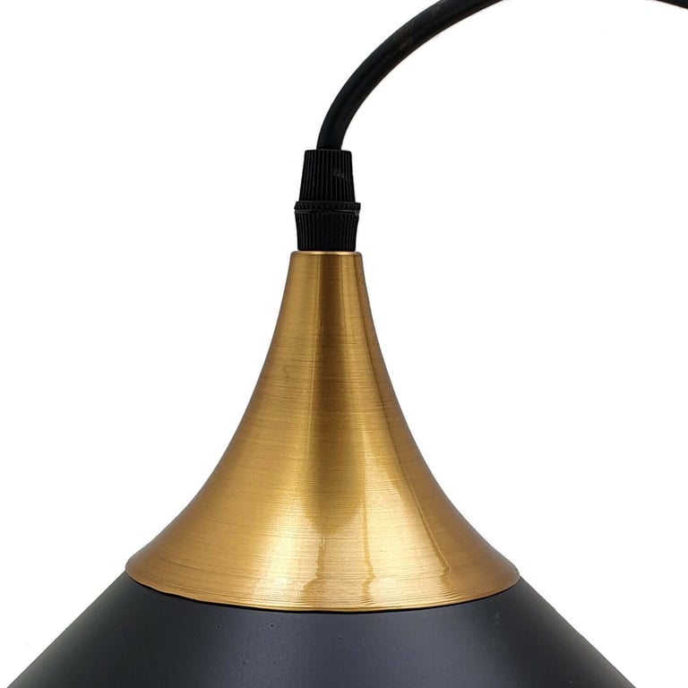 Industrial Metal Pendant Lamp - Vintage Style Ceiling Light Fixture for Kitchen, Bar & Bedroom