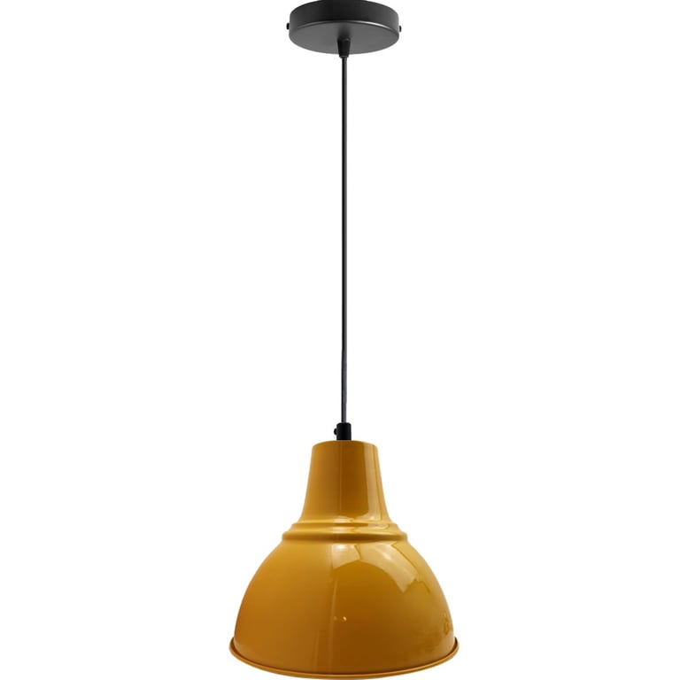 Vintage Industrial Ceiling Light - Retro Loft Style Metal Barn Pendant Lamp Fixture