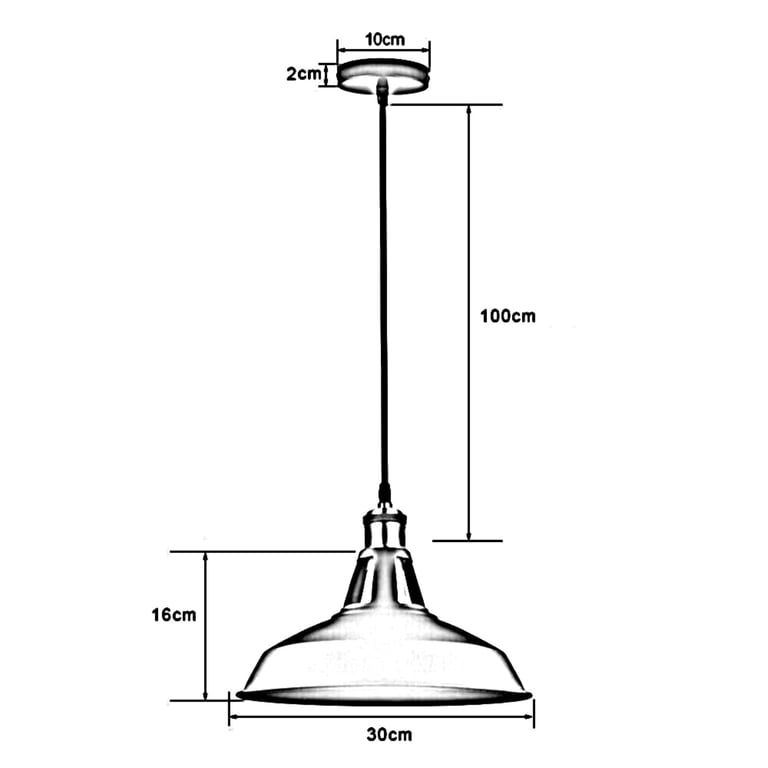 Modern Pink Metal Plated Industrial Retro Ceiling Pendant Light Shade