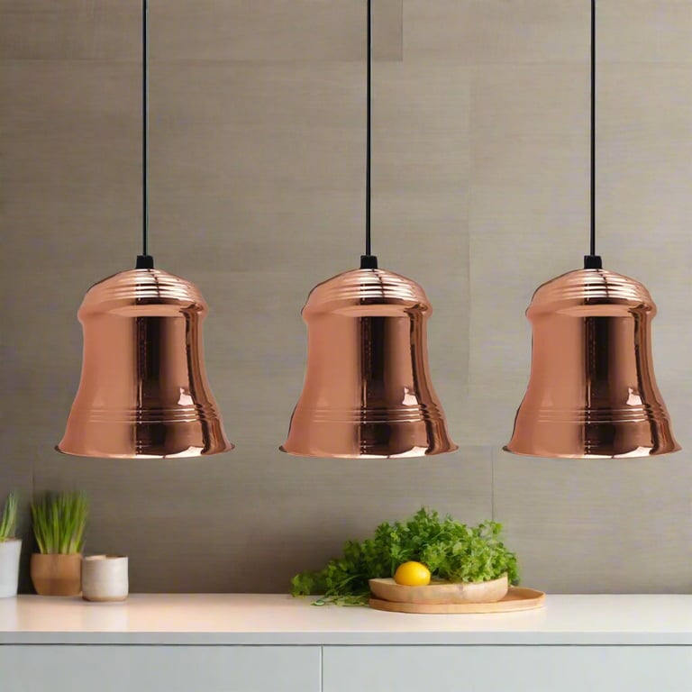 Industrial Vintage Rose Gold Retro Style Pendant Light - E27 Home Decoration Lighting Fixture