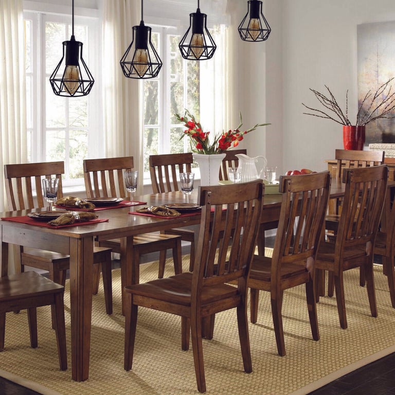 Modern 3-Head Ceiling Pendant Light - Black Metal Cage E27 Lamp Base