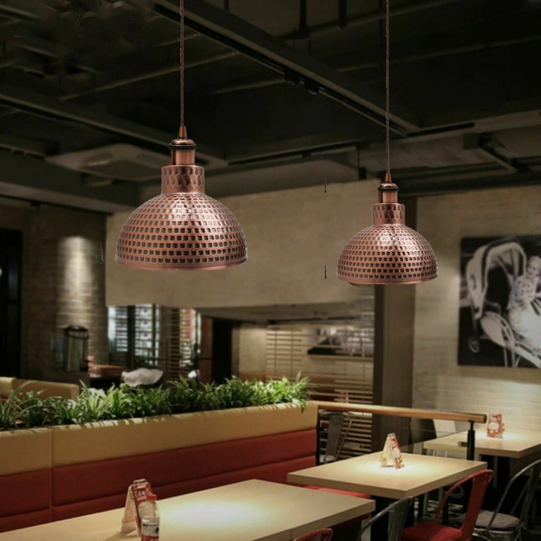 Modern Metal Pendant Light Shade with Adjustable Angle and Warm Ambiance