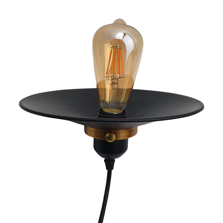 Adjustable Black Metal Ceiling Pendant Light Easy Fit 2463 - Warm Romantic Atmosphere Home Decorating Light