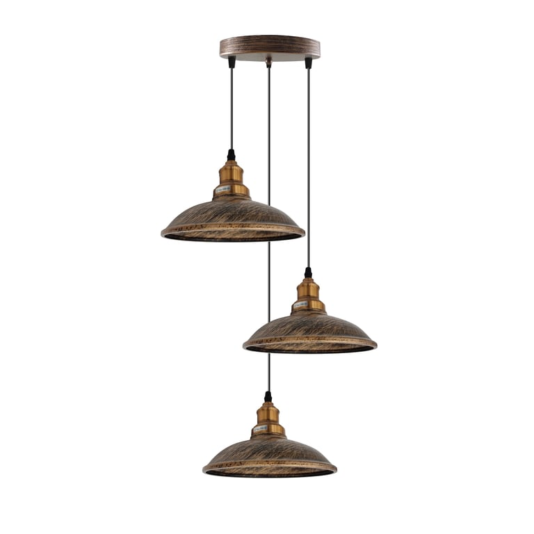 Retro Classic Ceiling Cluster Pendant Light Dome for Living Room Decoration