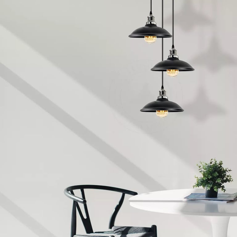 Retro Classic Ceiling Cluster Pendant Light Dome for Living Room Decoration