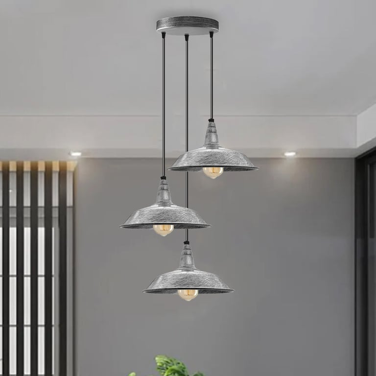Retro Classic Ceiling Cluster Pendant Light Dome for Living Room Decoration