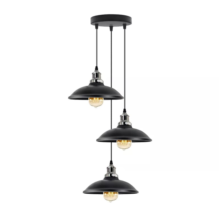 Retro Classic Ceiling Cluster Pendant Light Dome for Living Room Decoration