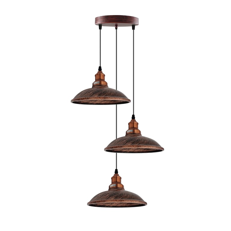 Retro Classic Ceiling Cluster Pendant Light Dome for Living Room Decoration