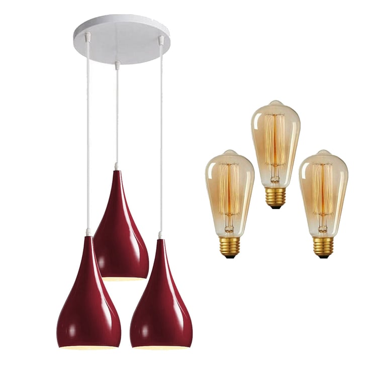 3 Head Cluster Pendant Light - Modern Ceiling Lighting Decor