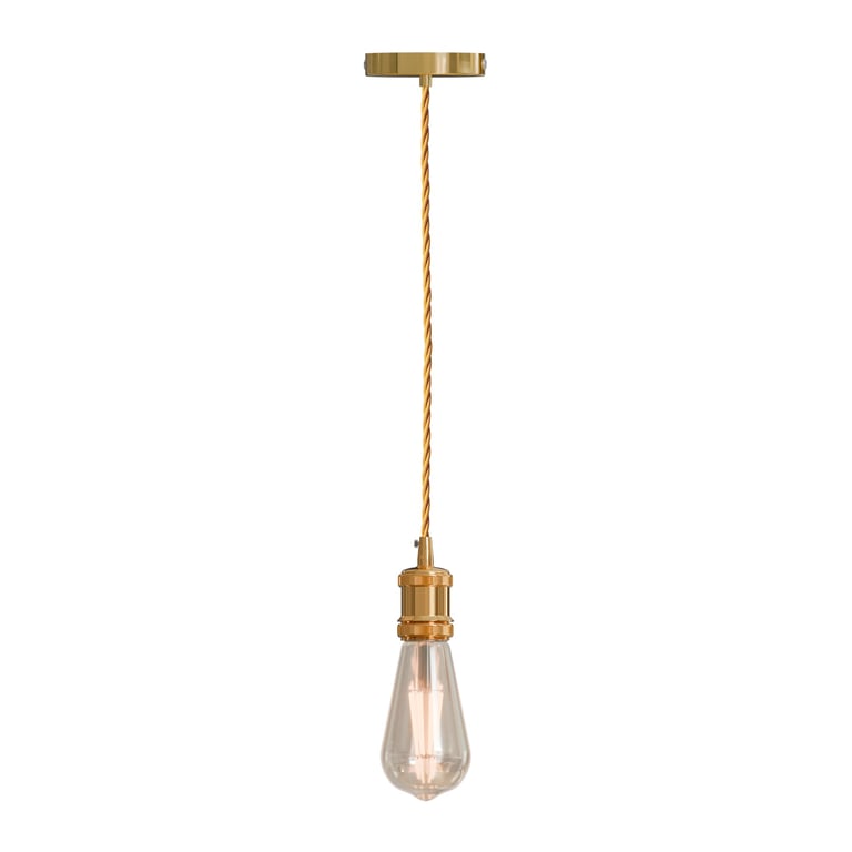 3 Core Ceiling Pendant Light Fitting with E27 Lamp Holder and Dimmable Functionality