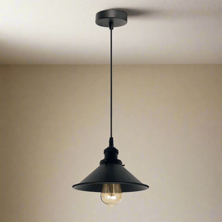 Industrial Metal Cage Pendant Light - Rustic Retro Style Lighting Fixtures