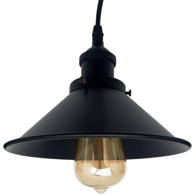 Industrial Metal Cage Pendant Light - Rustic Retro Style Lighting Fixtures