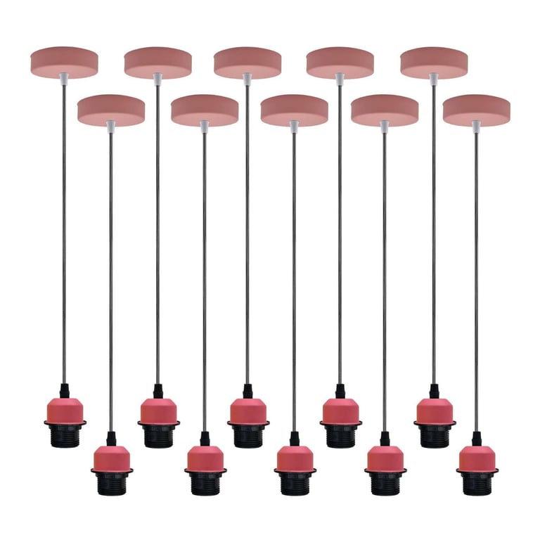 Vintage Industrial Pendant Light E27 Bulb Holder Modern Ceiling Lamp Fixture