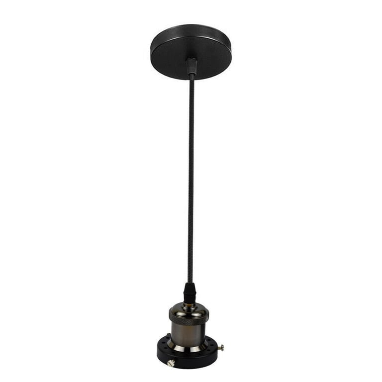 Vintage Industrial Pendant Lamp E27 Ceiling Rose Light Fitting Home Decorating Kit
