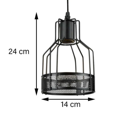 Industrial Spider Pendant Light - Edison Style Bulb Metal Ceiling Fixture