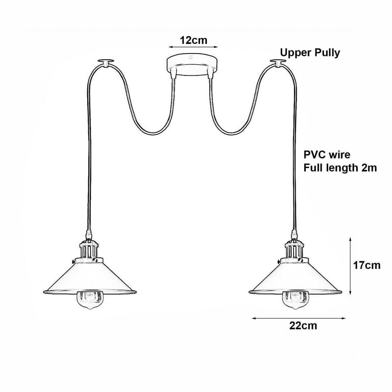 Modern Spider Light Chandelier E27 Industrial Ceiling Lamp