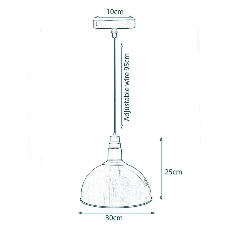Rose Gold Vintage Pendant Light Shade with Adjustable Angle and Warm Romantic Atmosphere