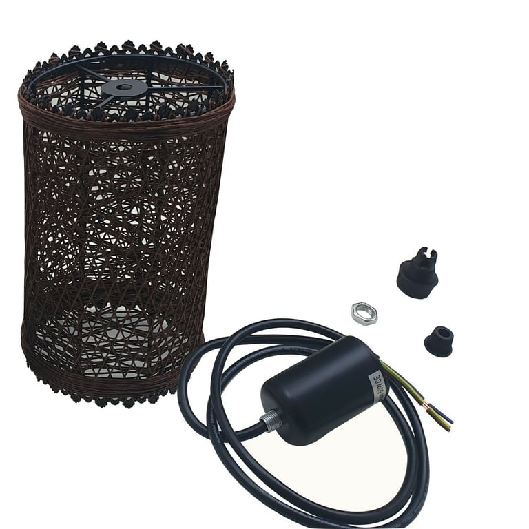 Rattan Pendant Shade - Warm & Romantic Home Decoration Lighting E27 Lamp Base