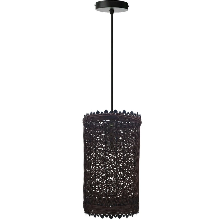 Rattan Pendant Shade - Warm & Romantic Home Decoration Lighting E27 Lamp Base