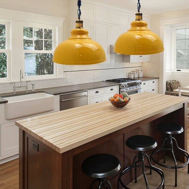 Vintage Retro Pendant Lamp - Industrial Style Lighting for Kitchen & Dining Room