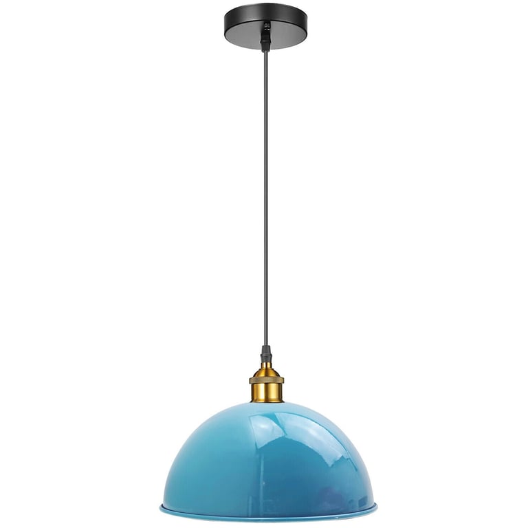 Modern Metal Royal Blue Ceiling Pendant Light - Contemporary Home Lighting Solution