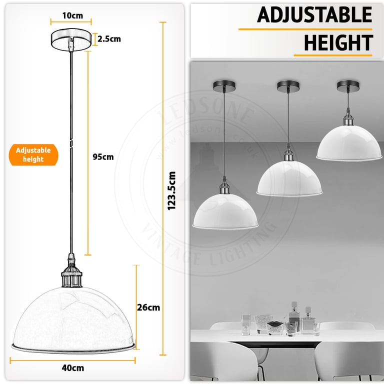 Modern Metal Royal Blue Ceiling Pendant Light - Contemporary Home Lighting Solution