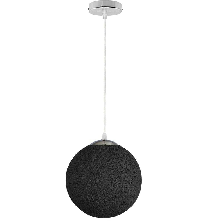 Black Chandelier Bamboo Rattan Pendant E27 Socket Lamp 787 Inch Diameter Easy Installation Indoor Light