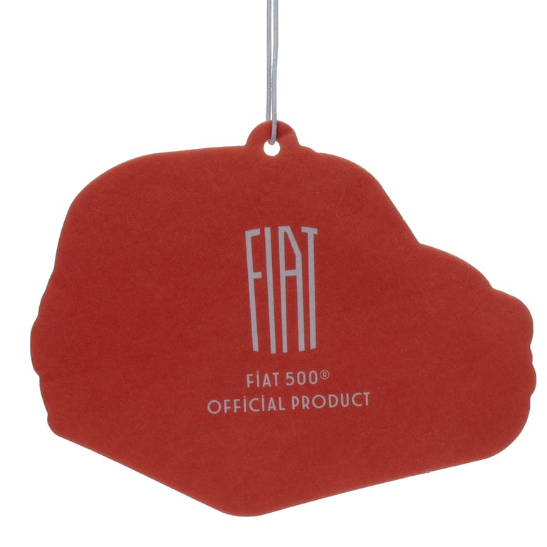 Retro Red Fiat 500 Air Freshener - Orange Scented Home Fragrance
