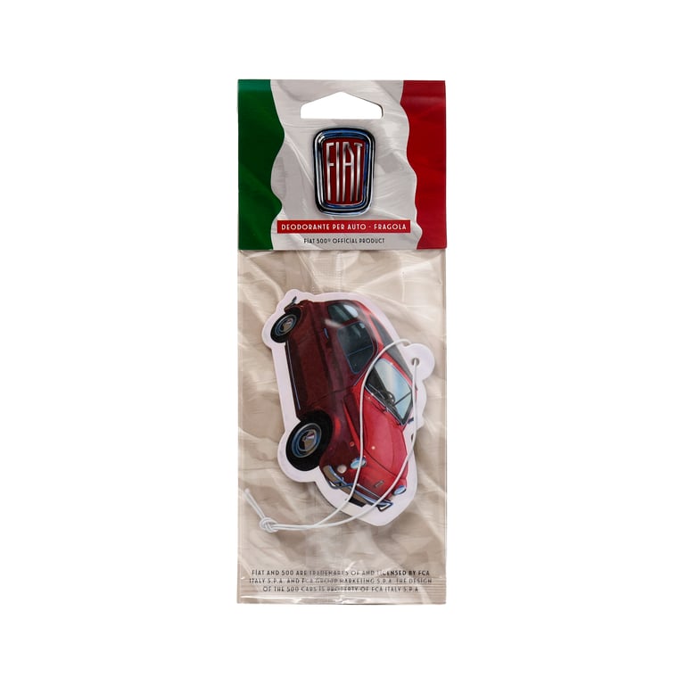 Strawberry Scented Fiat 500 Air Freshener - Car Interior Fragrance