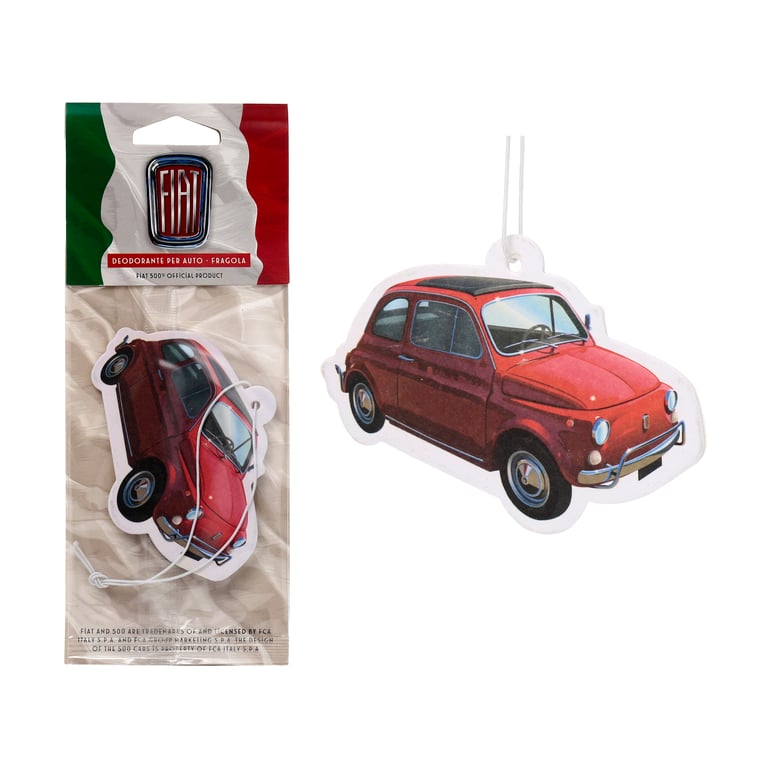 Strawberry Scented Fiat 500 Air Freshener - Car Interior Fragrance