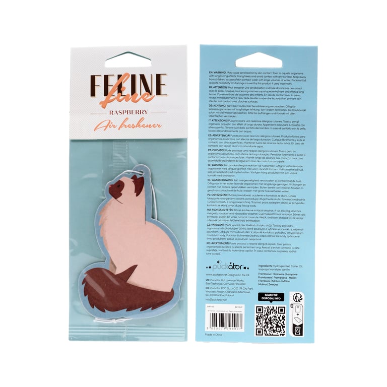 Raspberry Scented Air Freshener for Feline Fine Cats - Home Decor