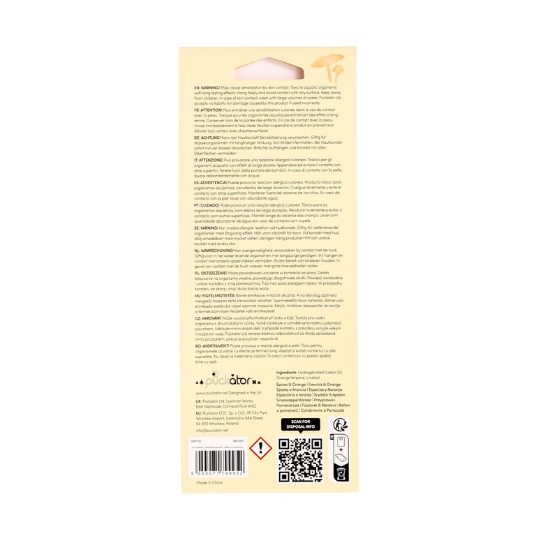 Autumn Spice Air Freshener - Autumn Harvest Scented Card and Polypropylene Home Fragrance for Halloween Season